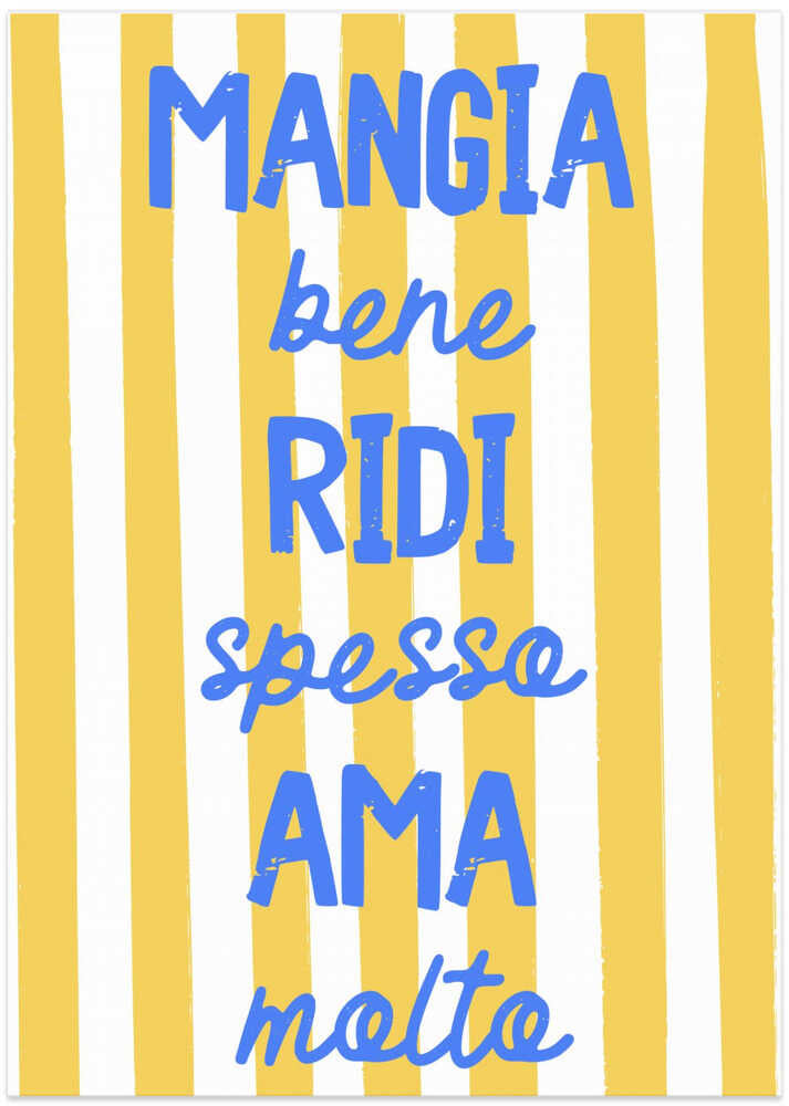 Mangia Bene on Yellow Stripes