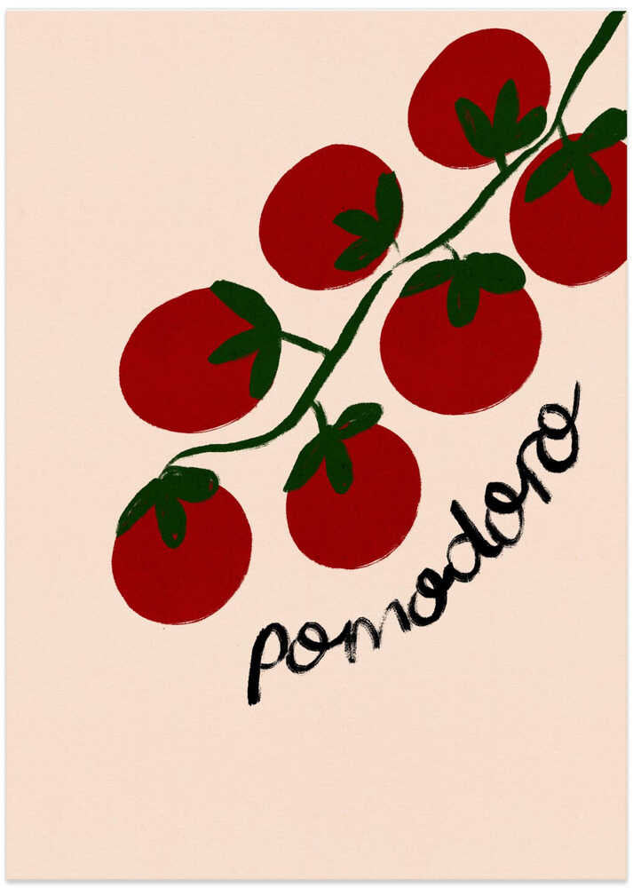 Pomodoro Tomato Italian Food Poster