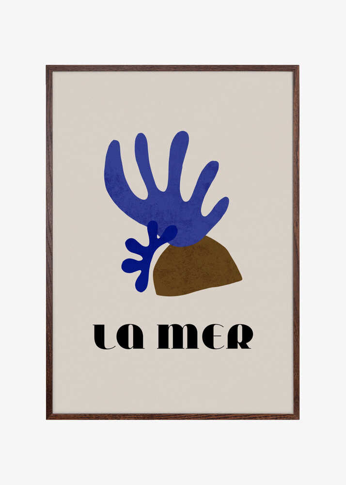 La Mer Abstract Ocean Poster No. 01