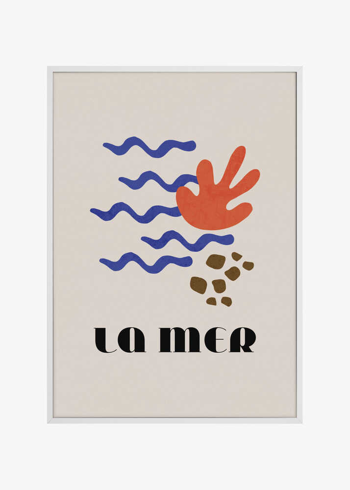 La Mer Abstract Ocean Poster No. 02