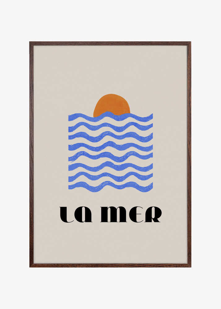 La Mer Abstract Ocean Poster No. 03