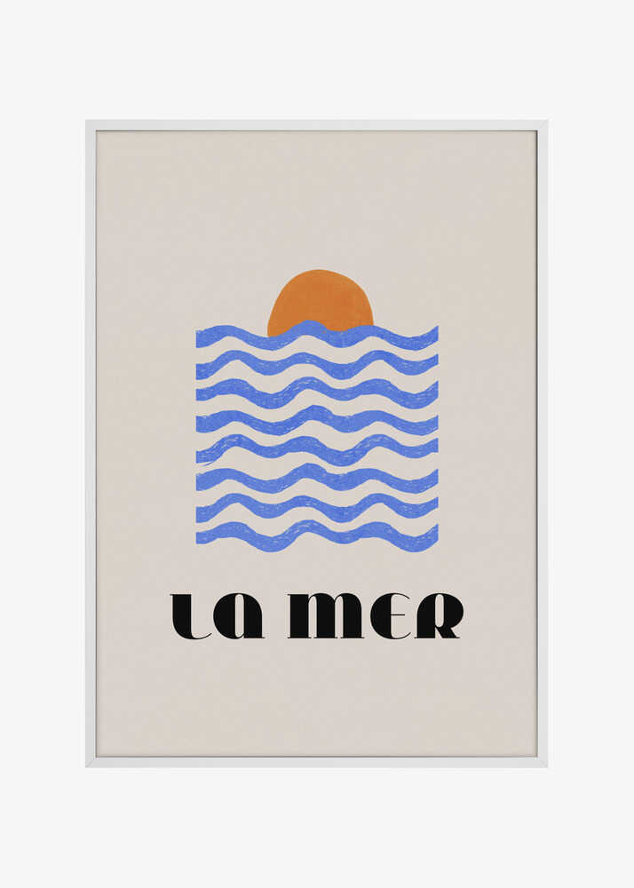 La Mer Abstract Ocean Poster No. 03