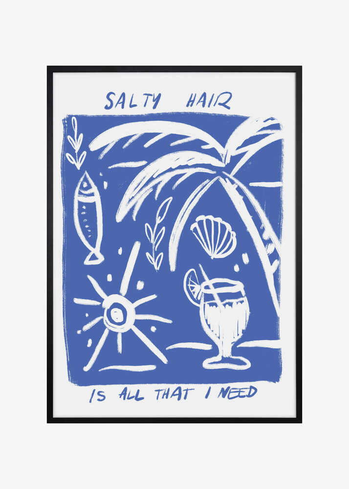 Salty Hair Poster
