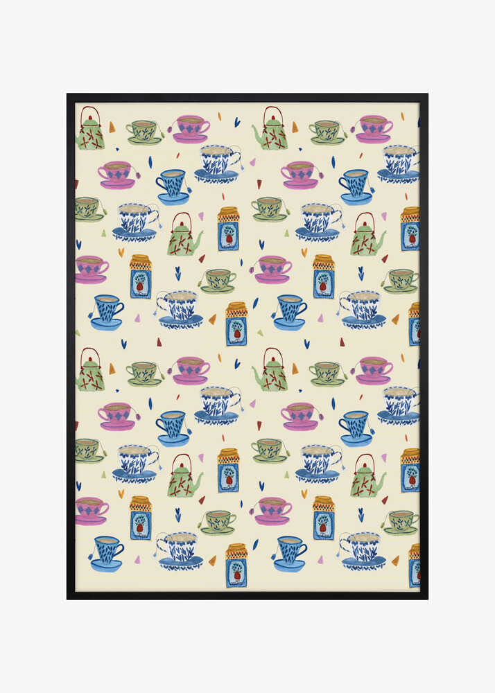 Póster Tazas De Te