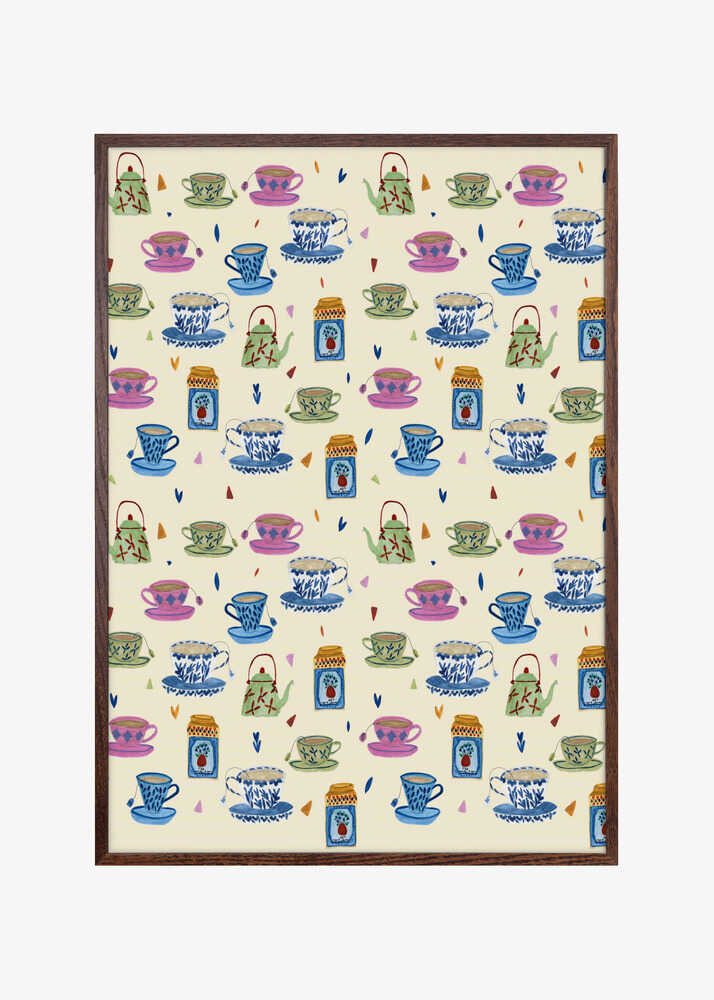 Póster Tazas De Te