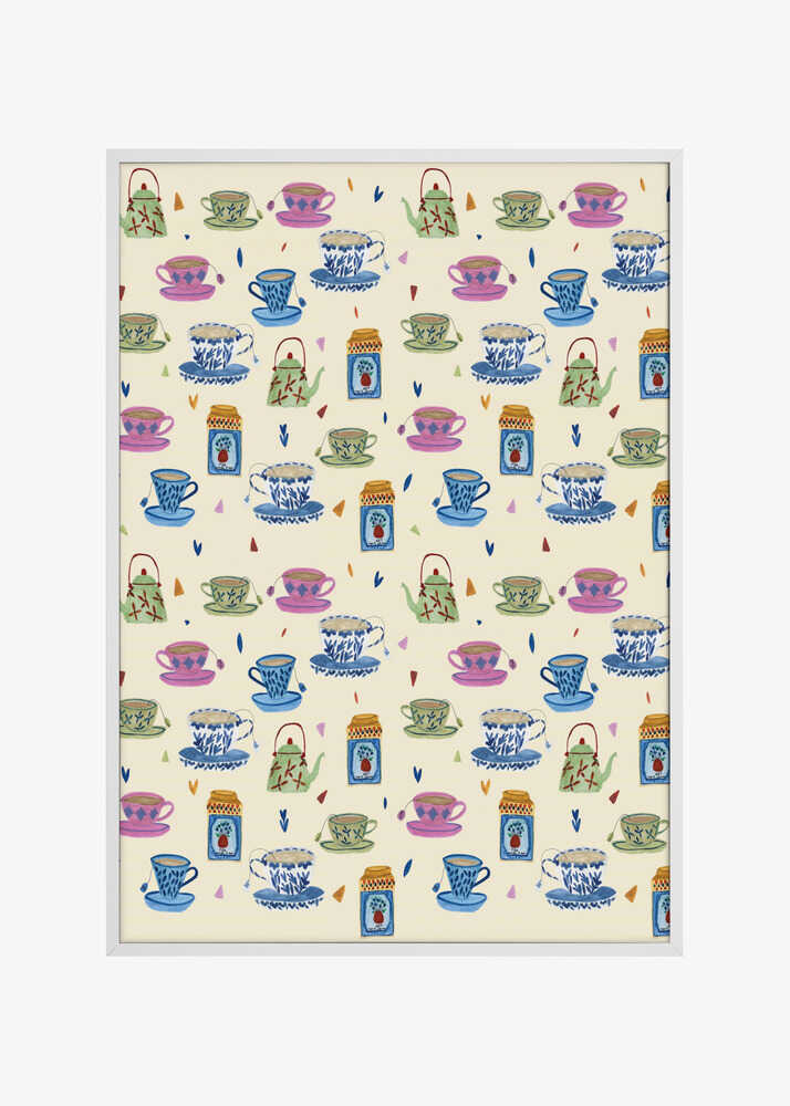 Póster Tazas De Te