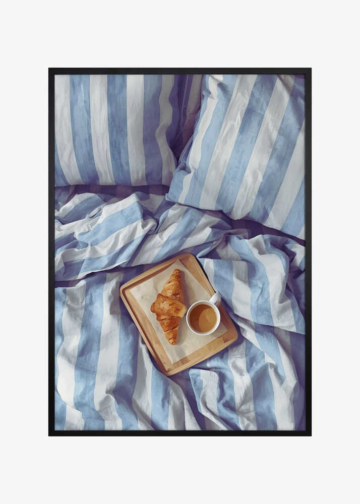 Süßer Morgen im Bett