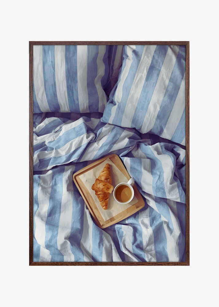 Süßer Morgen im Bett