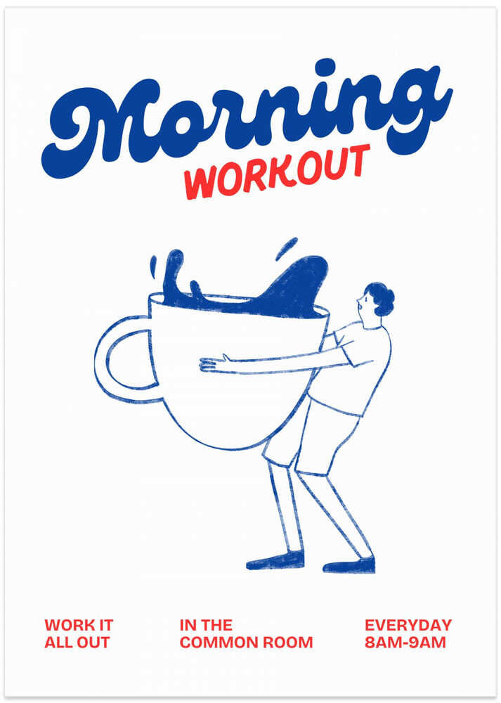 Morning workout - coffee love