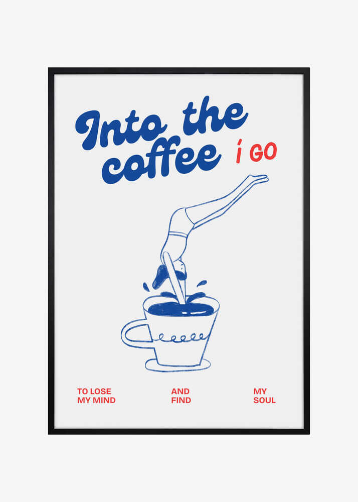 Into the coffee i go