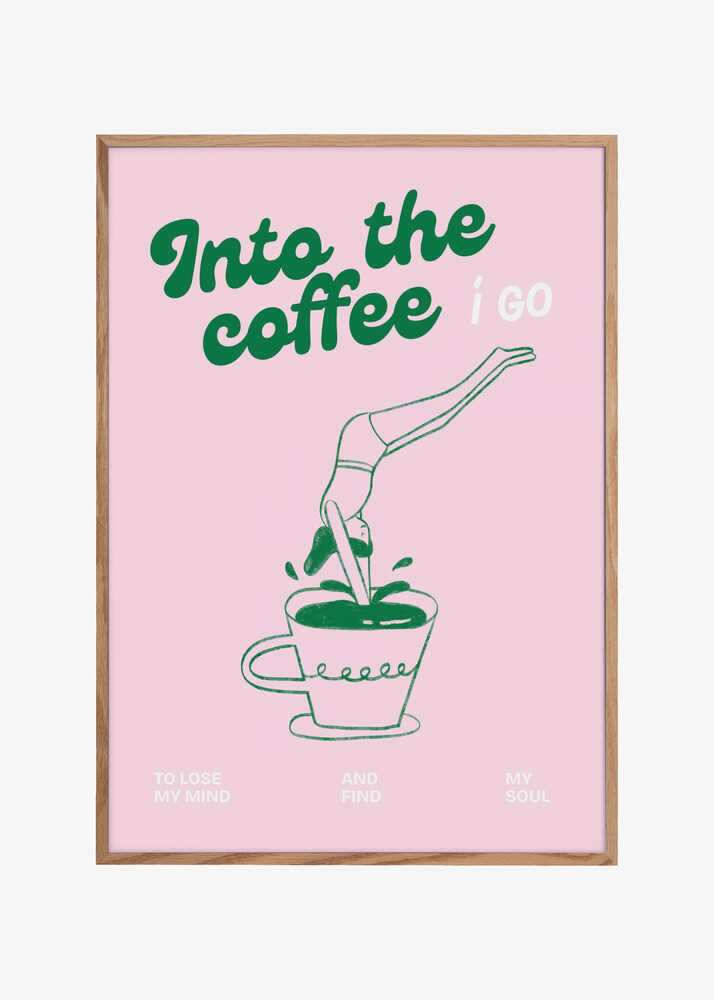 Into the coffee i go...