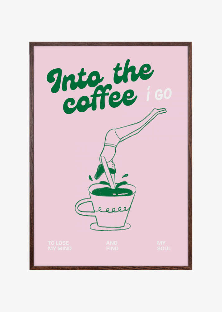 Into the coffee i go...