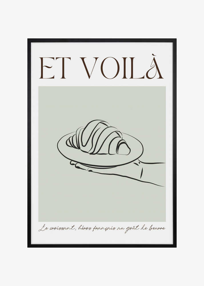 Et voilá - le croissant