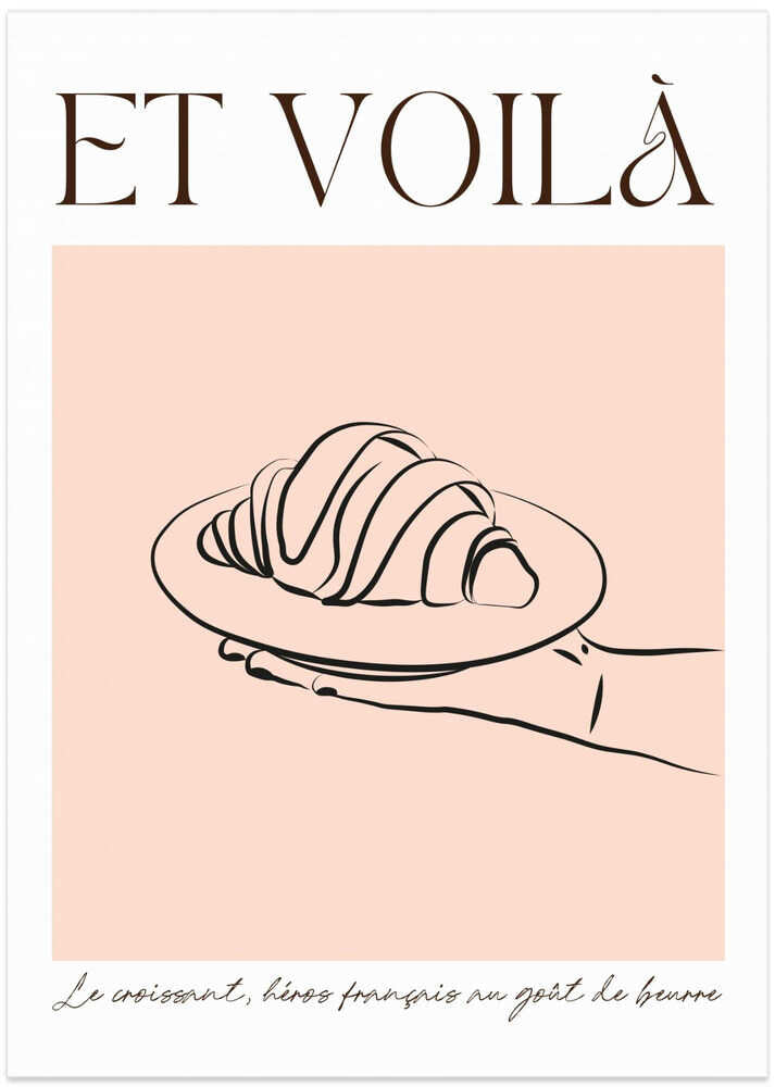 Et voilá - le croissant