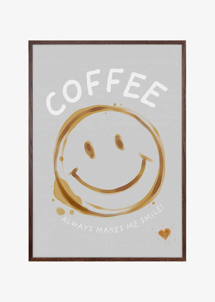 Coffee makes me smile