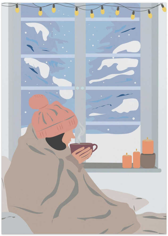 Fairy Lights and Snowfall