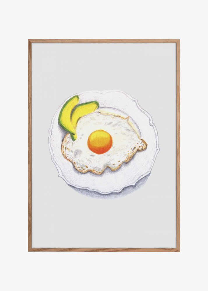 Huevo Frito Con Aguacate