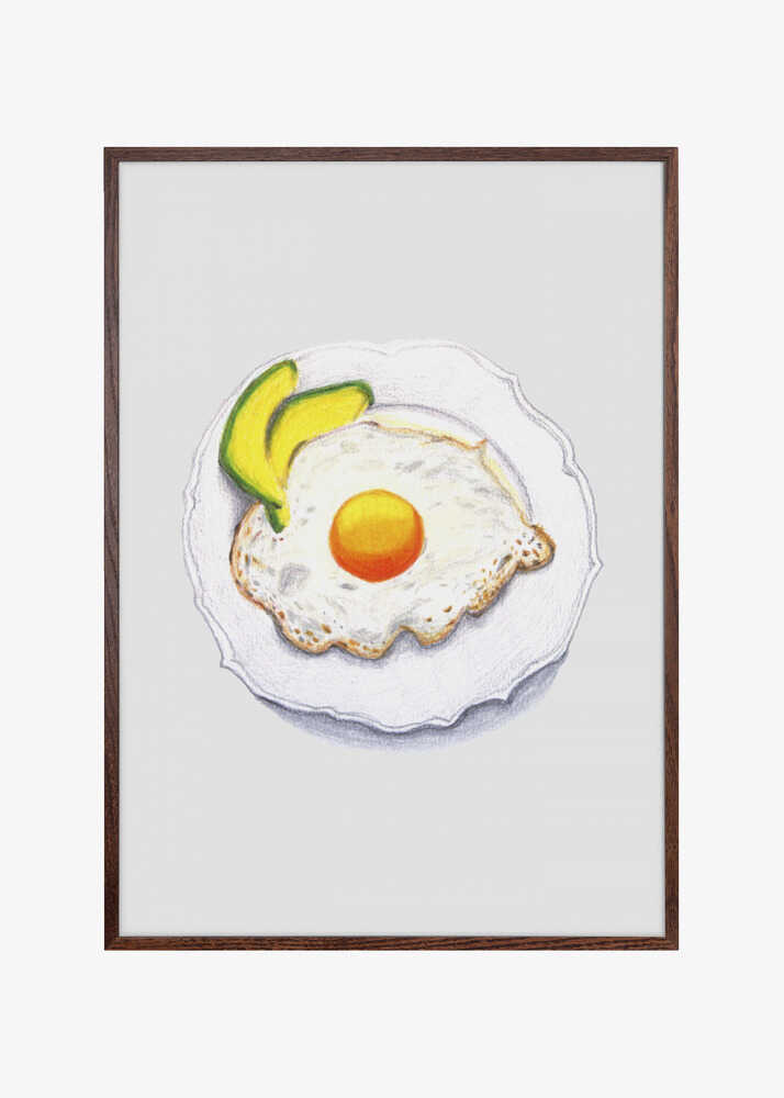 Huevo Frito Con Aguacate