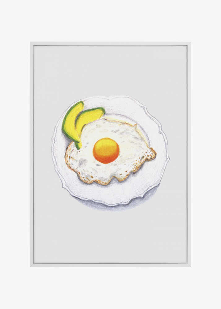 Huevo Frito Con Aguacate