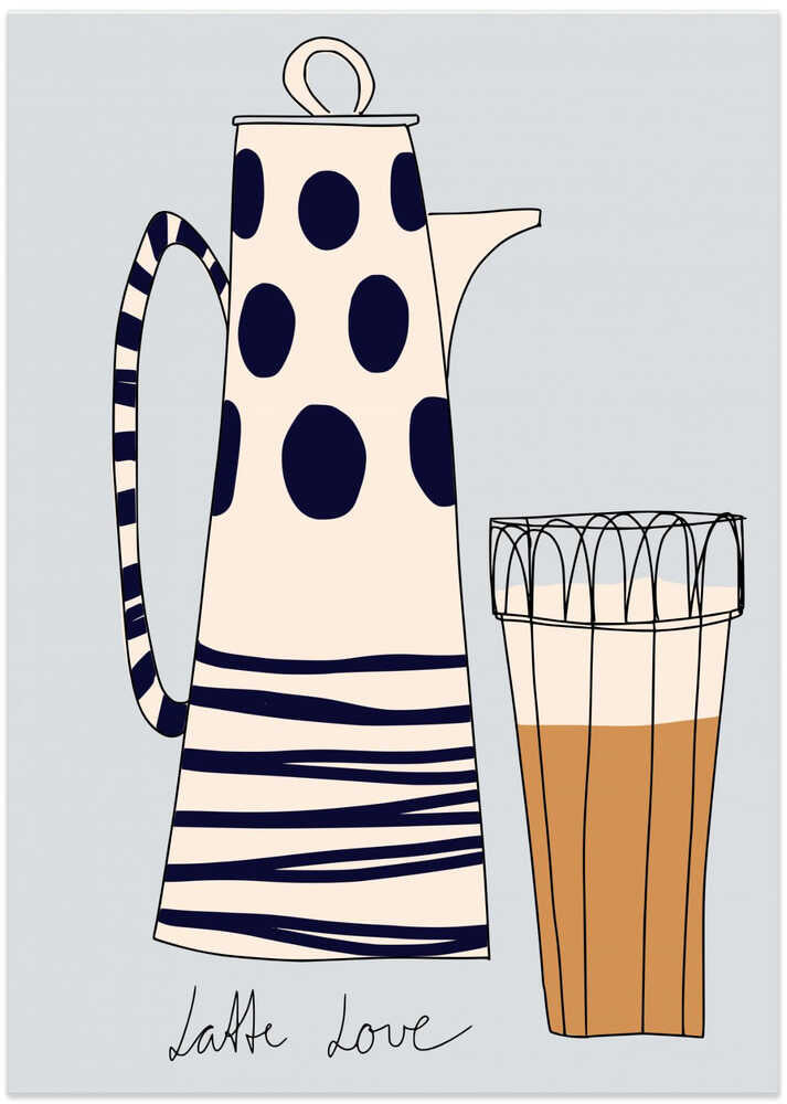 coffee pot Latte Love