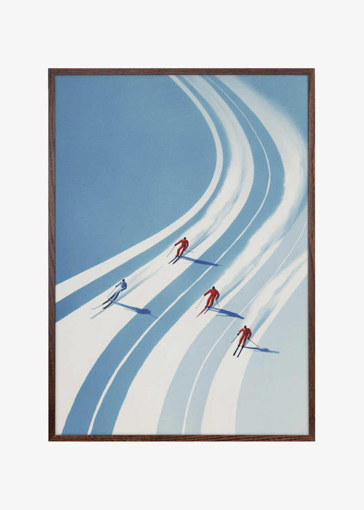 Four Skiers
