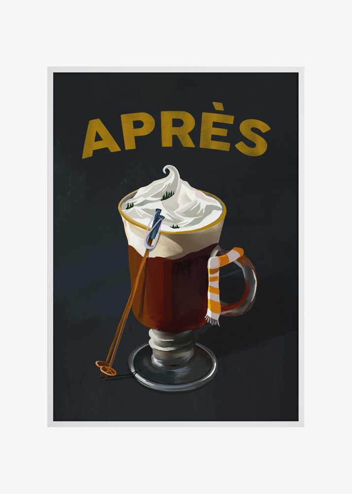 Apres Hot Cocoa Cocktail Ski Art