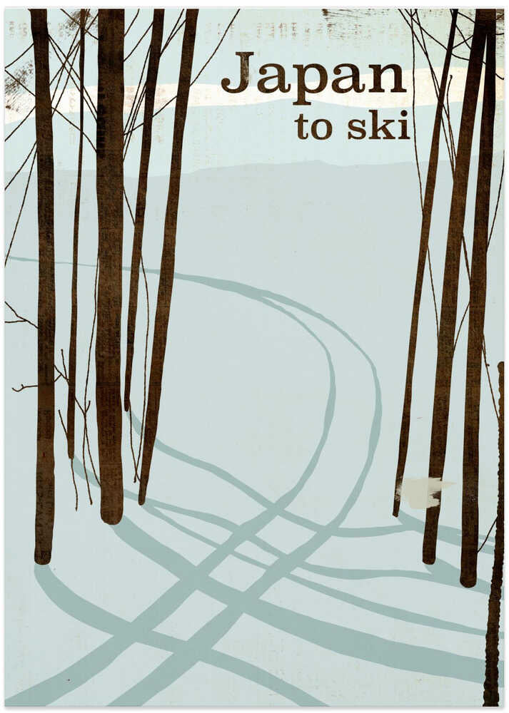 Japan Ski Poster