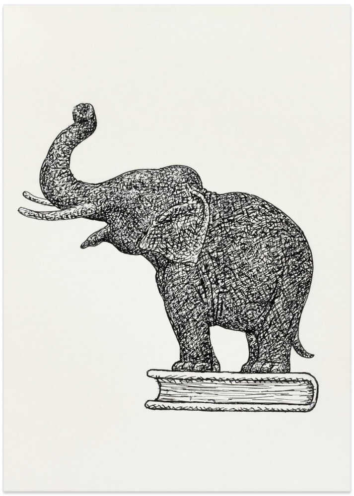 Elephant On a Book (1935 1936)