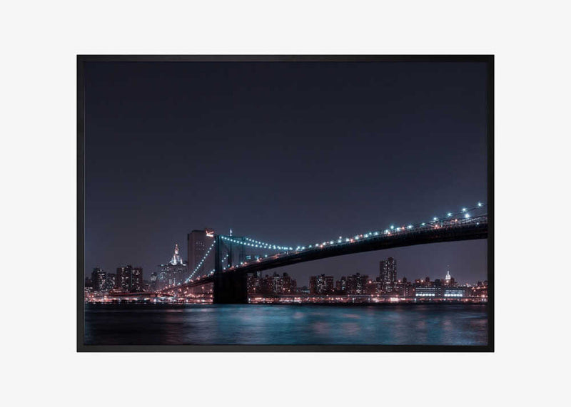 Manhattan Skyline and Brooklyn Bridge