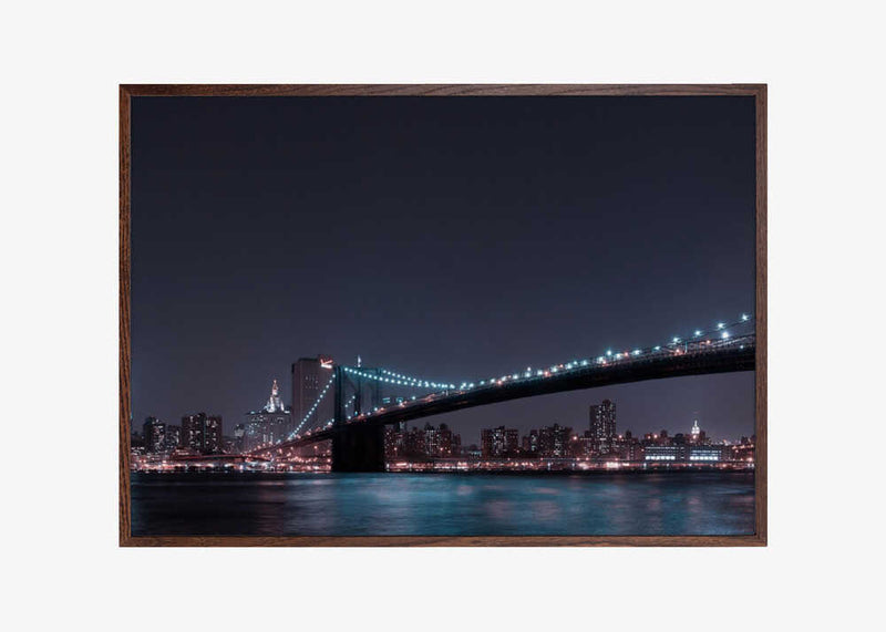 Manhattan Skyline and Brooklyn Bridge