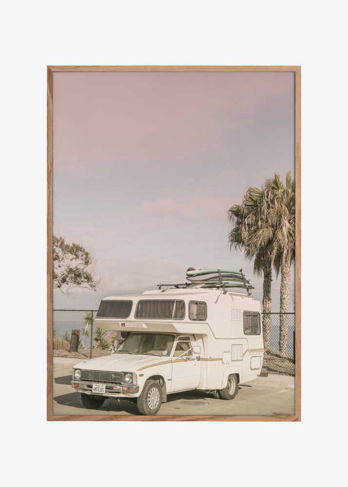 Vintage Camper Parked