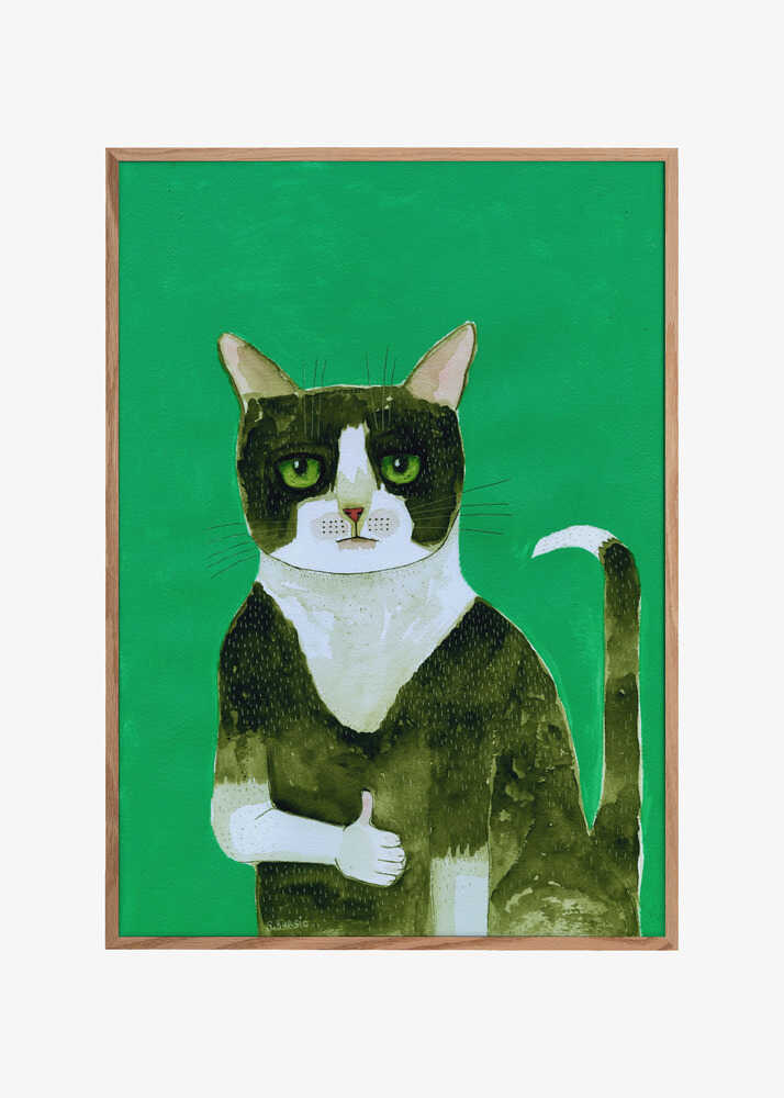 Tuxedo Cat Thumbs Up