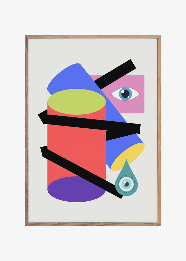 Geometrical Cylinder In Tears