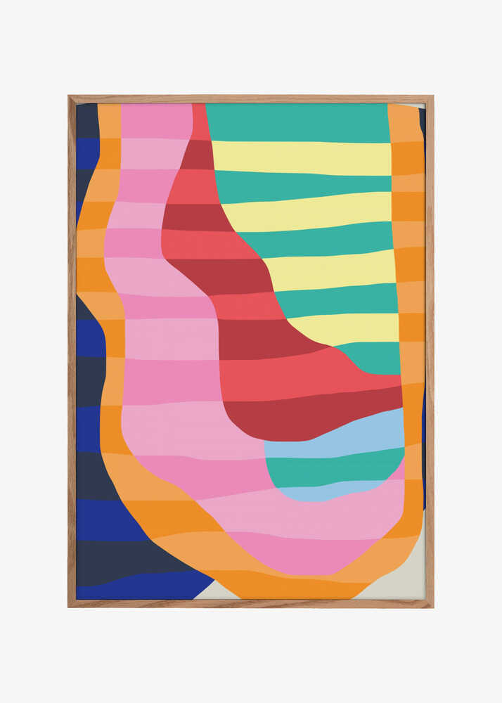 Abstract Stripe Minimal Collage 7