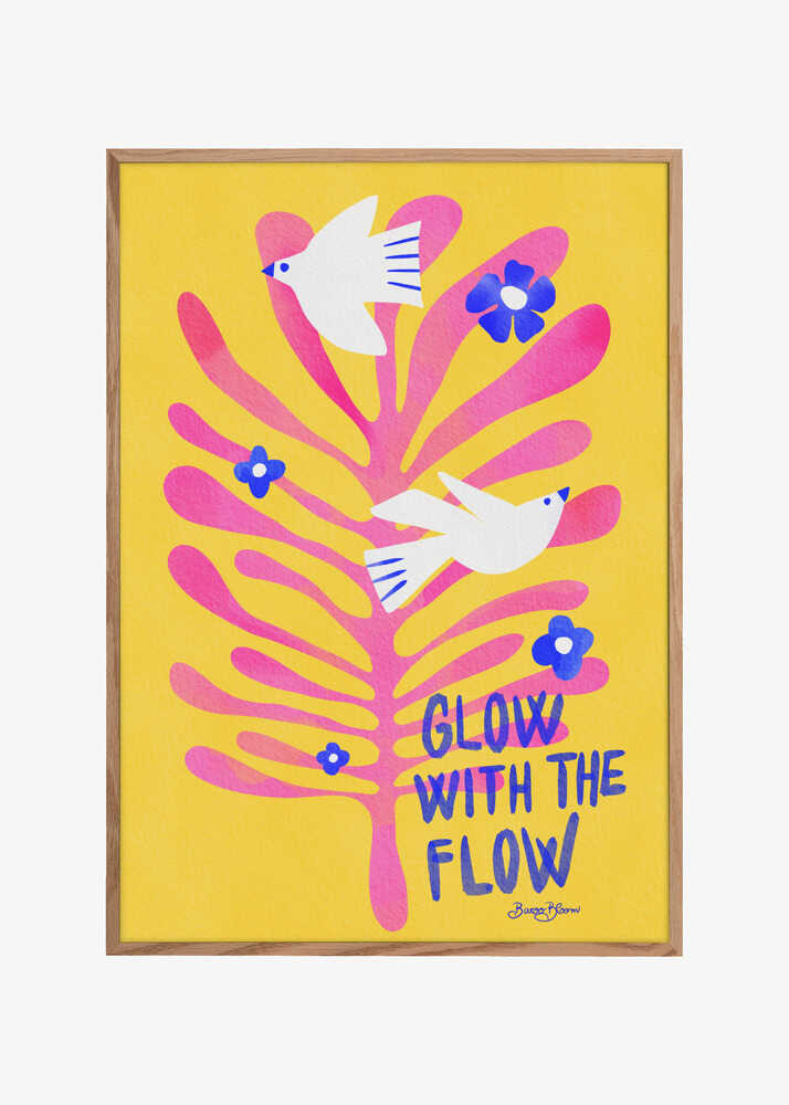 Birds - Glow with the Flow pink