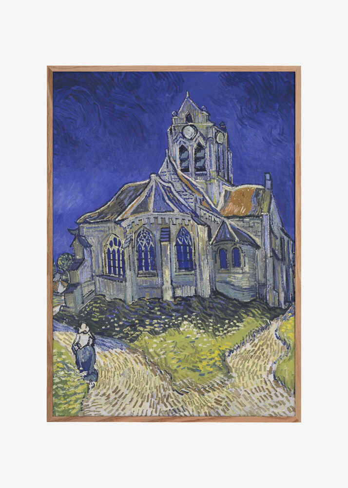 Vincent Van Gogh's the Church At Auvers (1890)