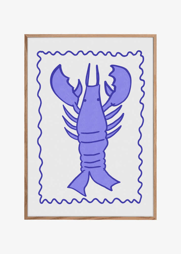 Purple Lobster Stamp