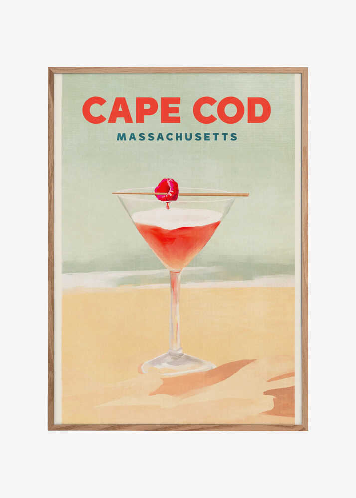 Cape Cod Cocktail Tall Poster