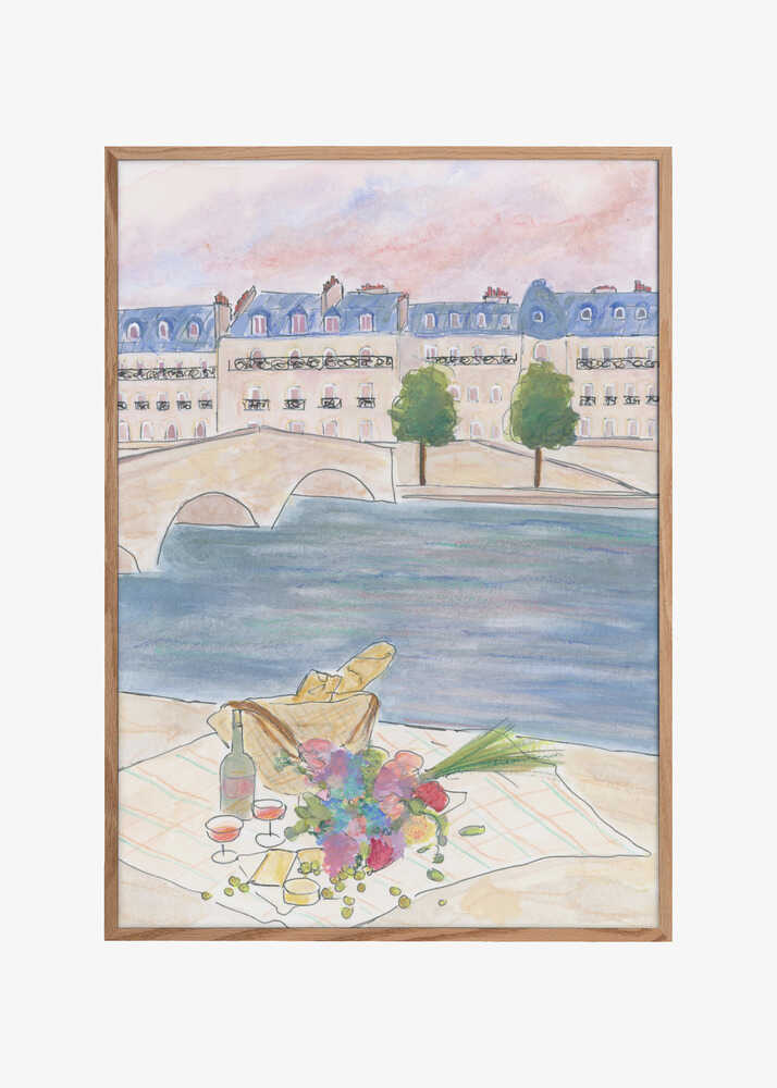 Paris Picnic At the Seine