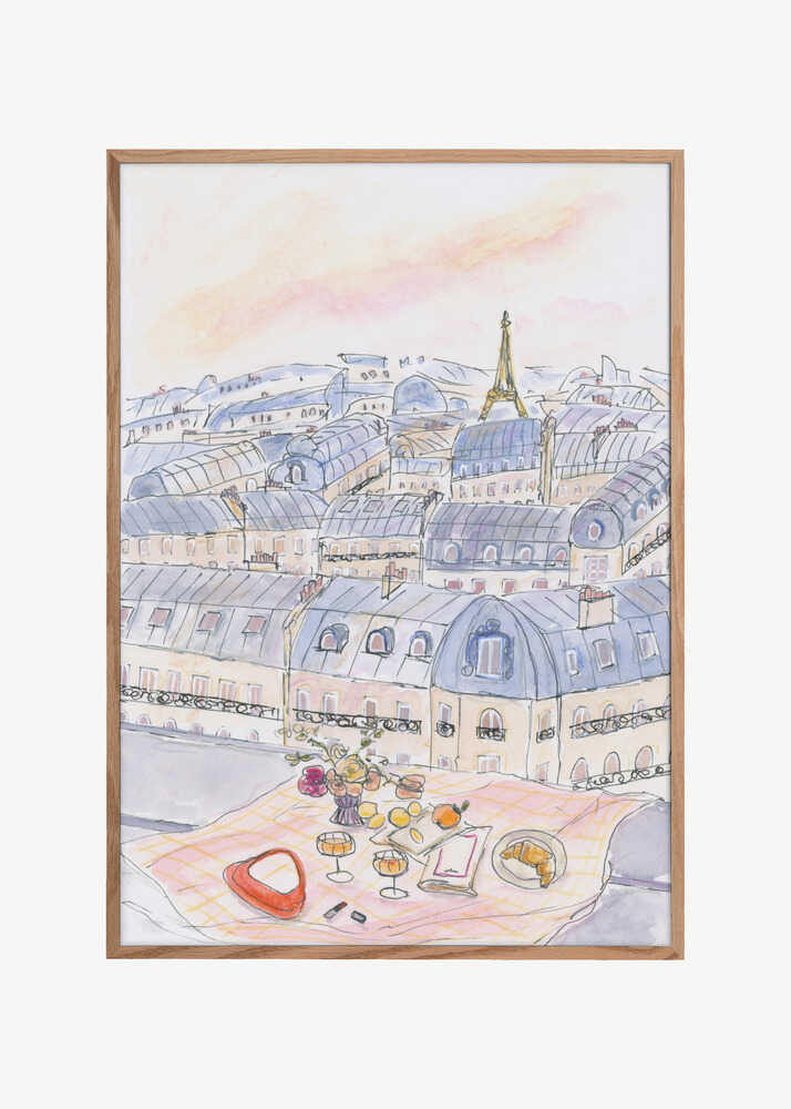 Parisian Rooftop Picnic With Eiffel Tower Views