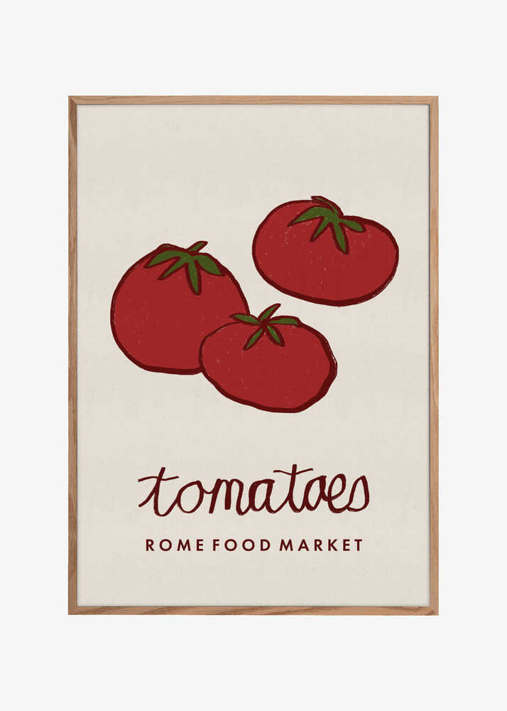 Food Art - Tomatoes Rome Food Market