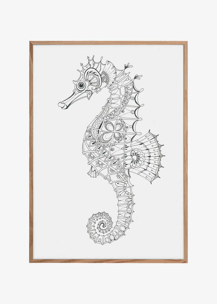 Ornate Seahorse Design