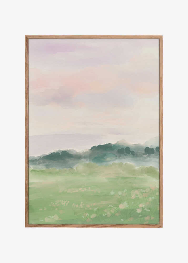 Misty Morning Fields