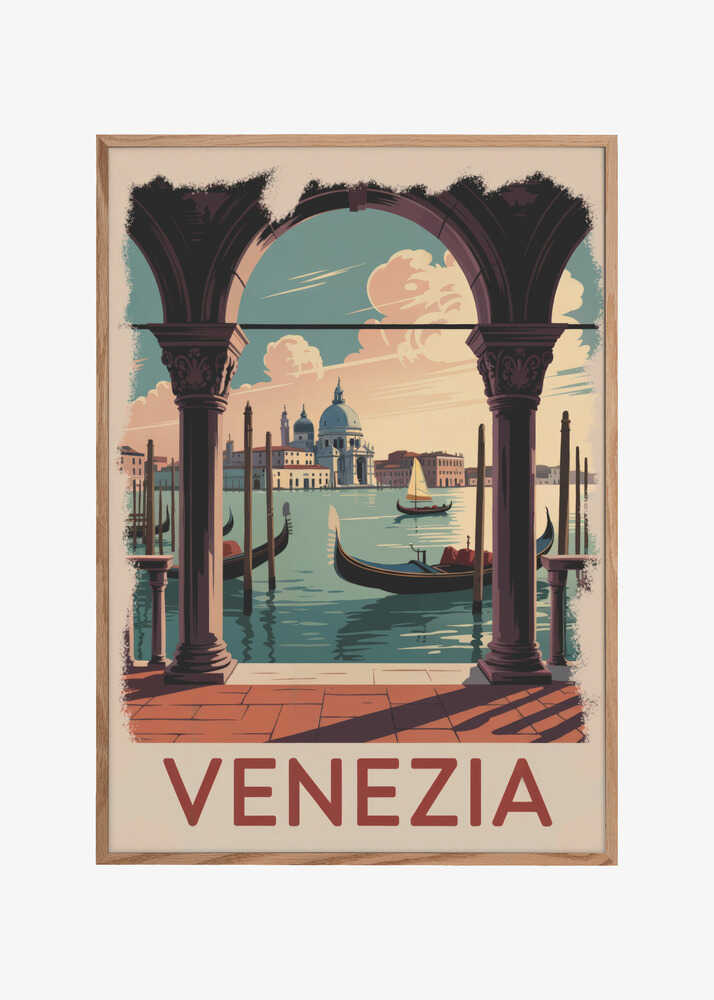 Venezia Vintage Travel Poster