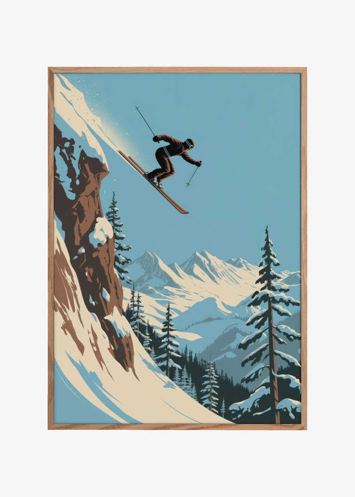 Skier Jumping