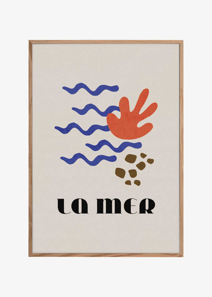 La Mer Abstract Ocean Poster No. 02