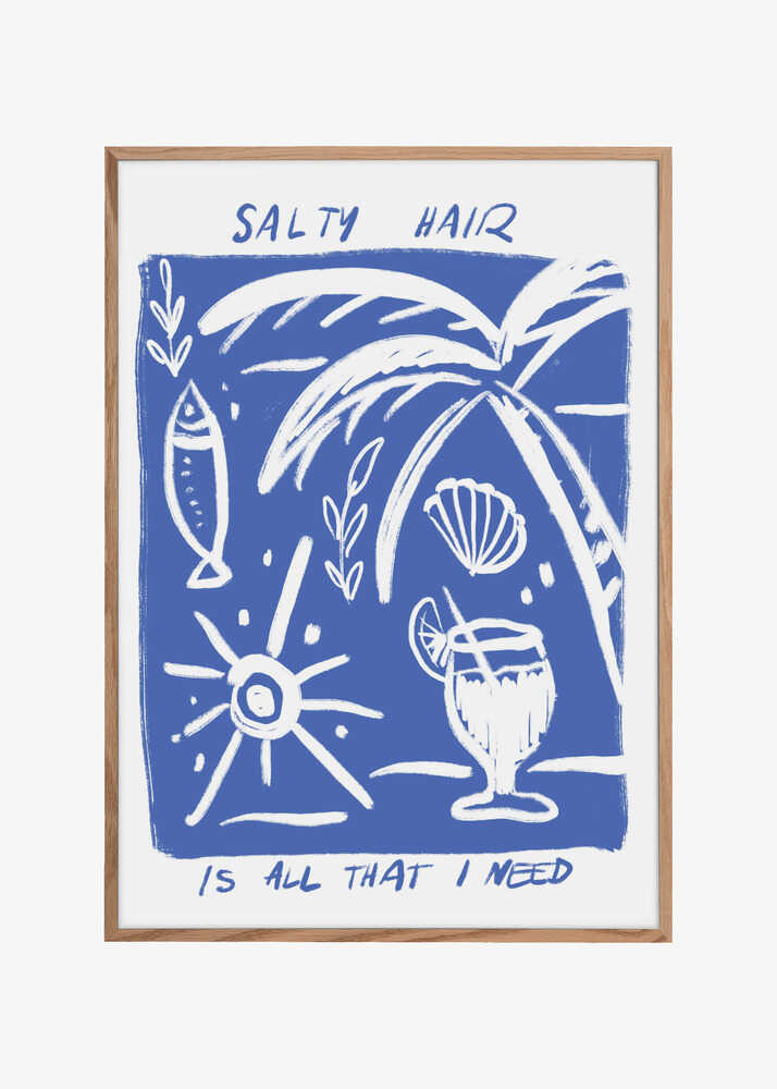 Salty Hair Poster