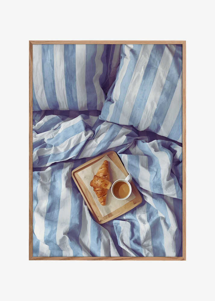 Süßer Morgen im Bett