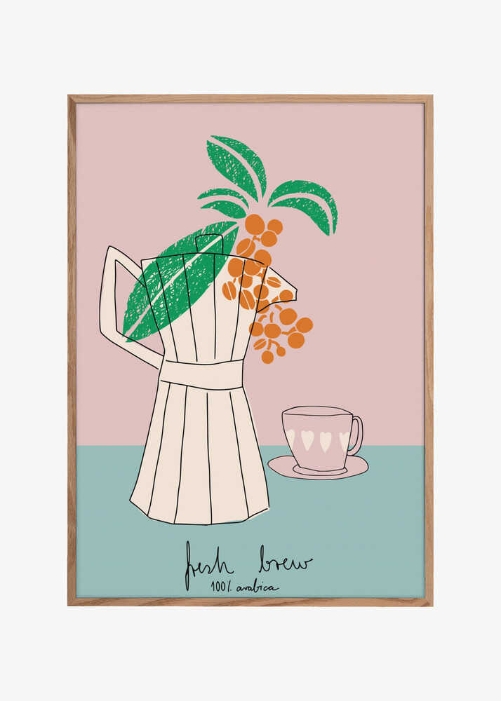 coffee pot fresh brew 100% arabica