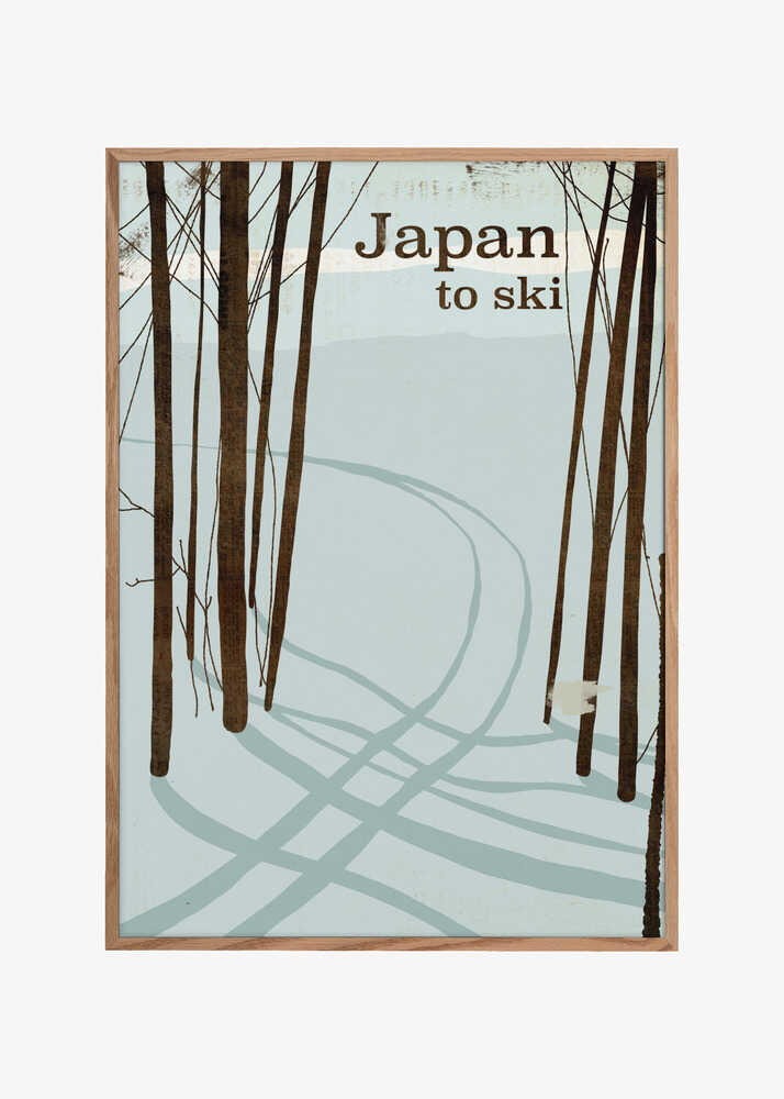 Japan Ski Poster